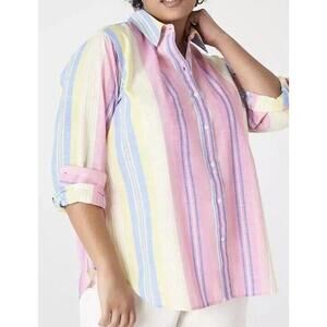 Lane Bryant No Peek Collection Shirt Size 22/24 New